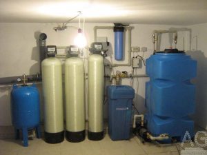 мощная система обезжелезивания воды