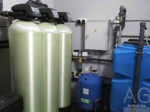 мощная система обезжелезивания воды