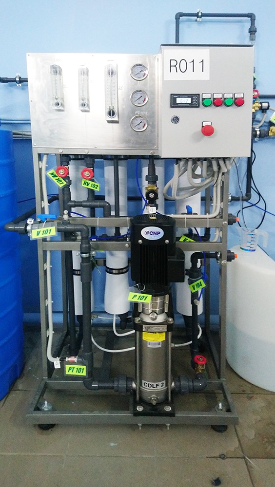 системы очистки воды на линиях розлива