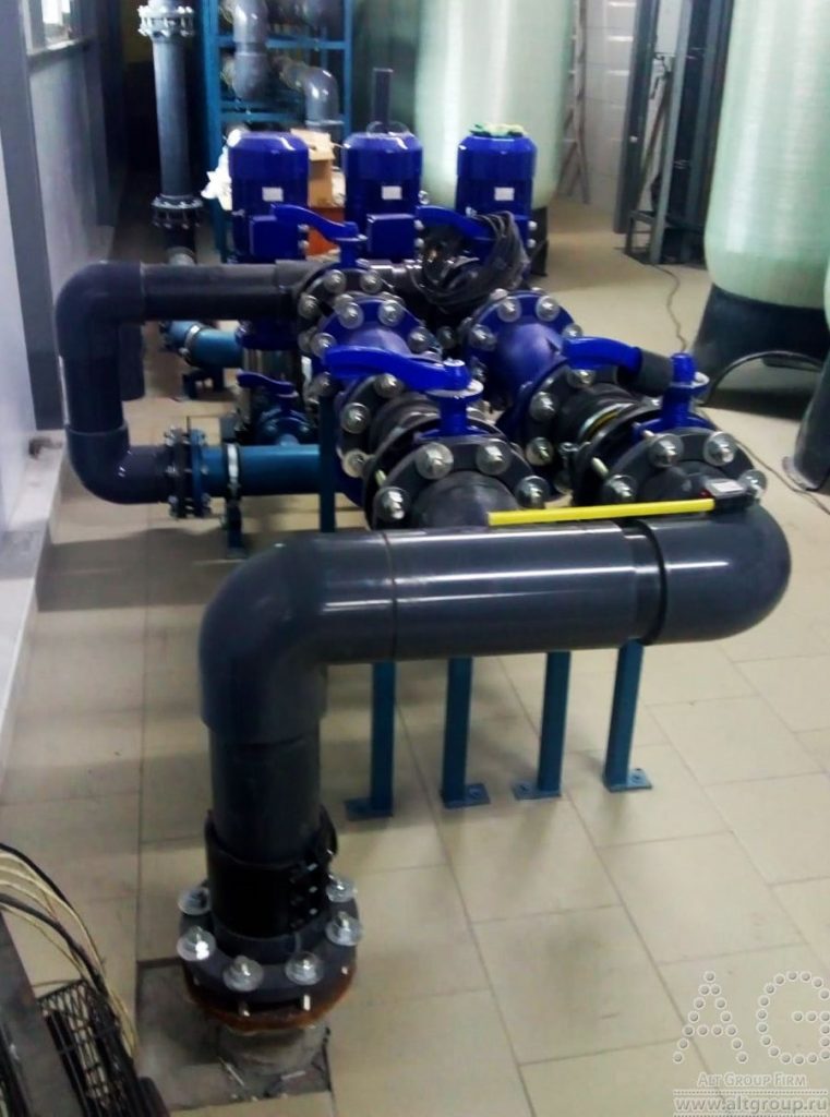 система очистки воды для молочной продукции