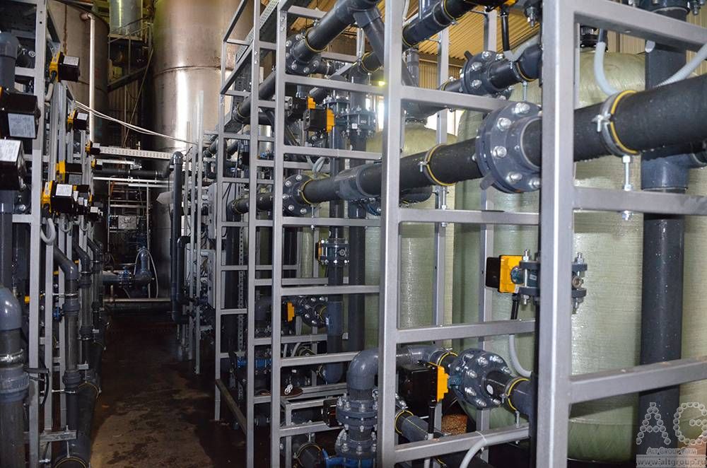 водоподготовка линий розлива воды