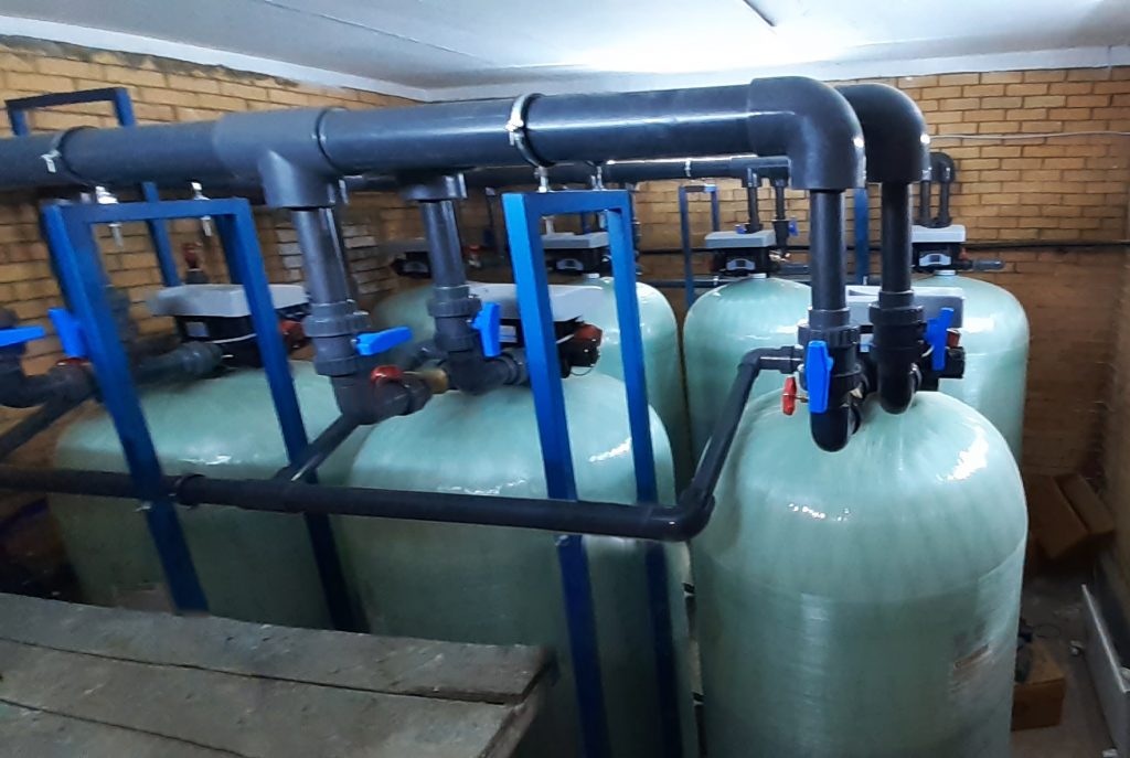 схема очистки воды