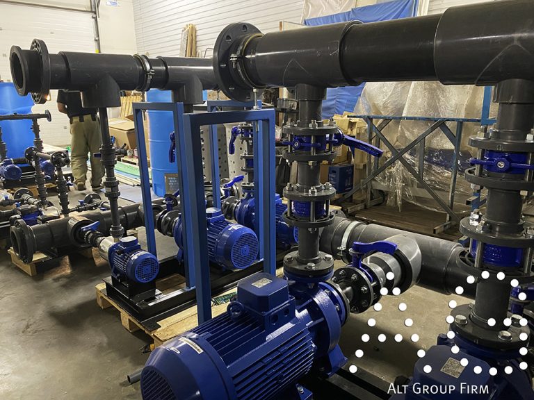 насосная станция для водоподготовки