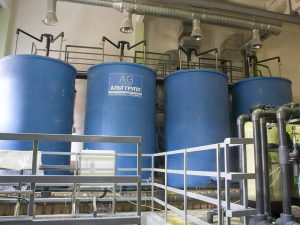 промышленная система обезжелезивания воды