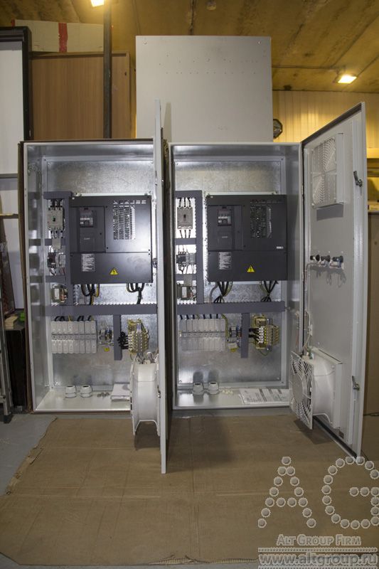 шкаф управления системой водоподготовки