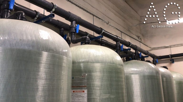 система удаления мутности и осадка