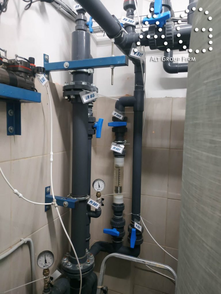 аэрационная колонна системы напорной аэрации