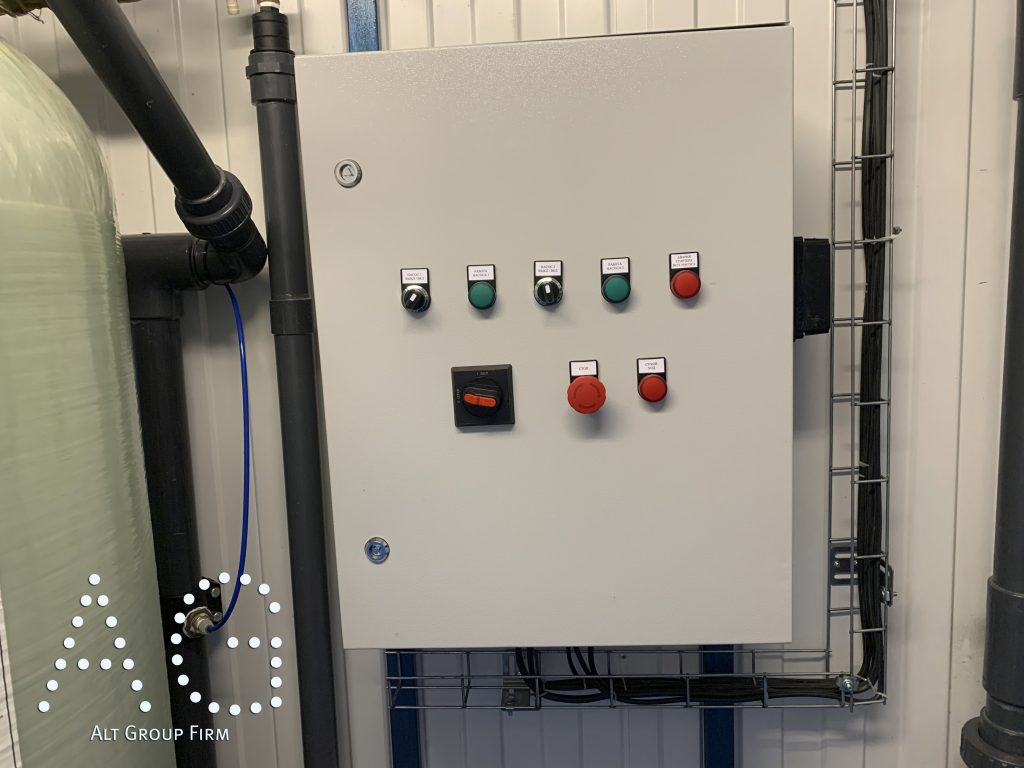 обезжелезивание воды в контейнере