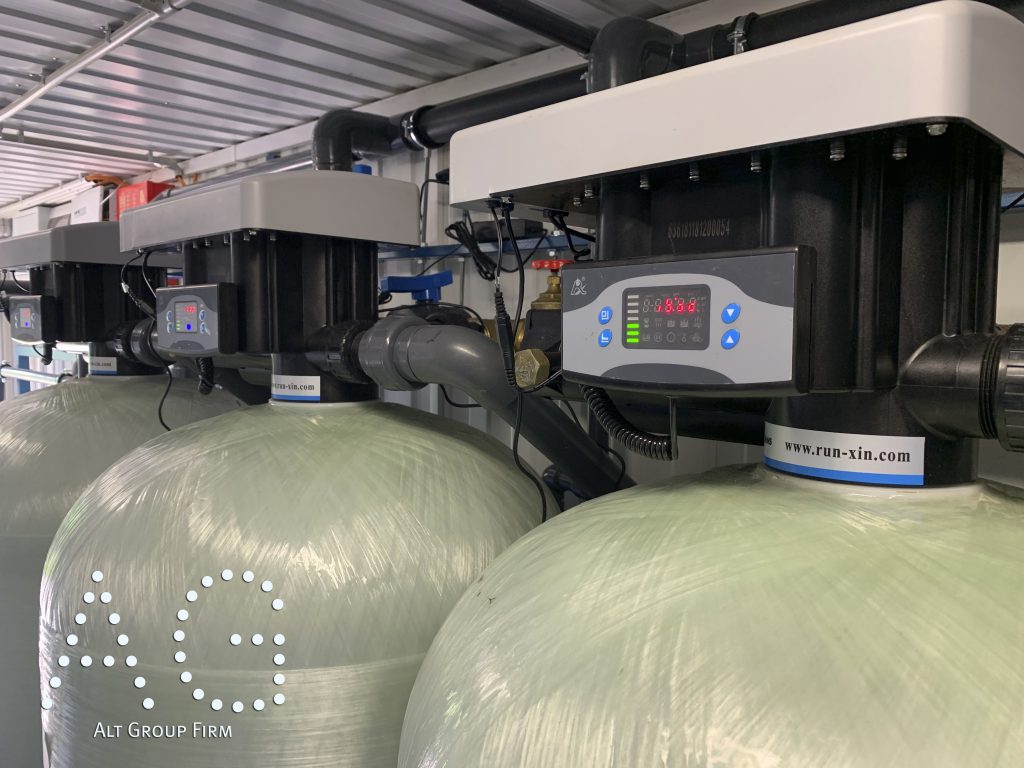 обезжелезивание воды в контейнере