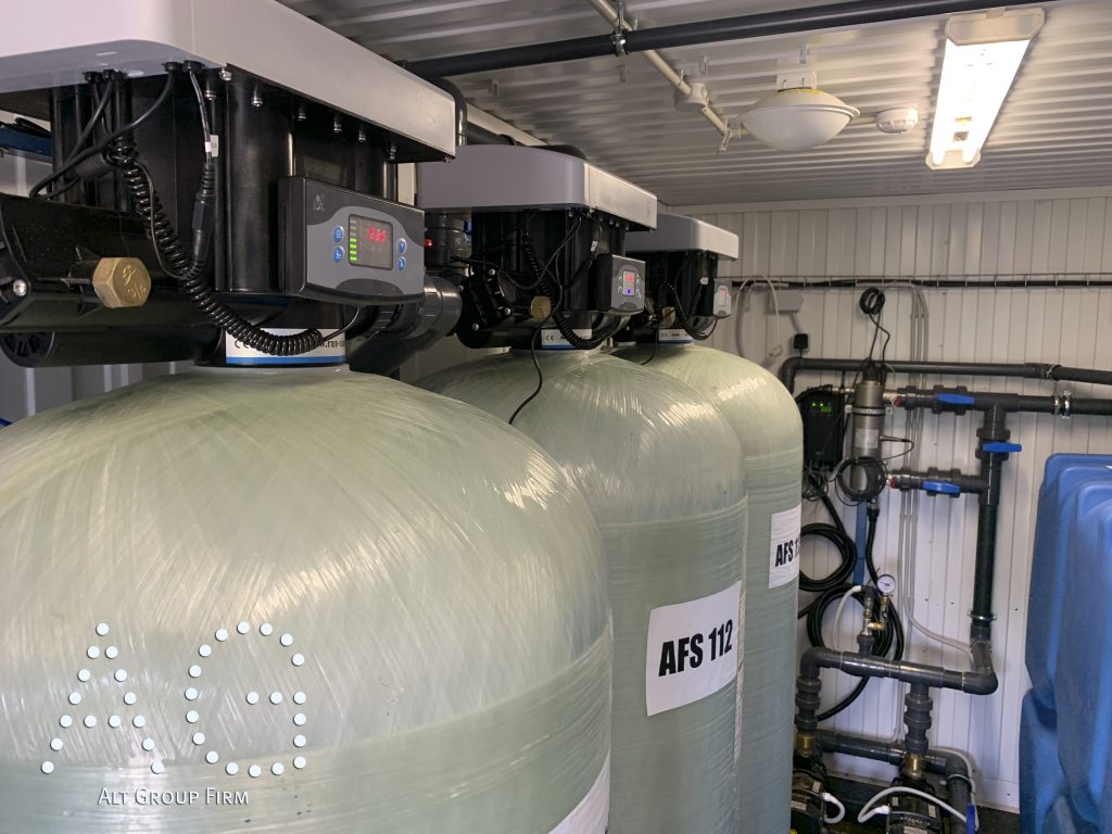 обезжелезивание воды в контейнере