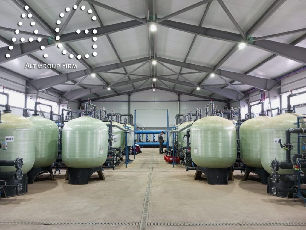 система обезжелезивания воды для поселка