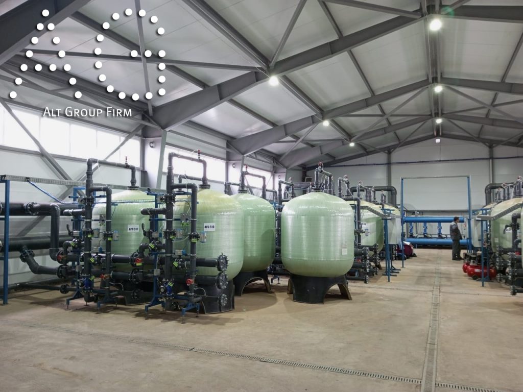 система обезжелезивания воды для поселка