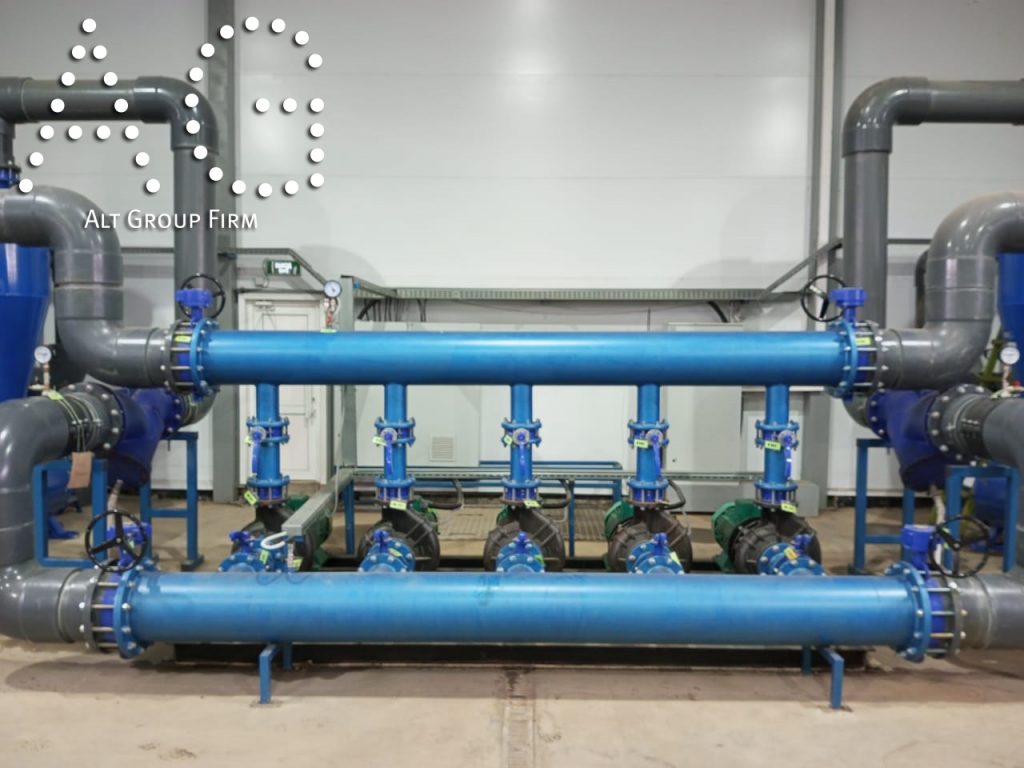 система обезжелезивания воды для поселка