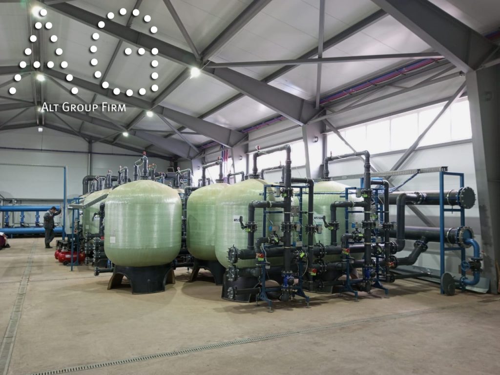 система обезжелезивания воды для поселка