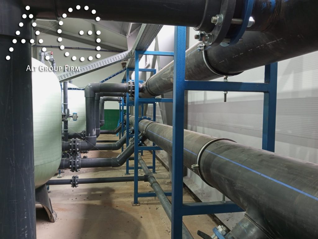 система обезжелезивания воды для поселка