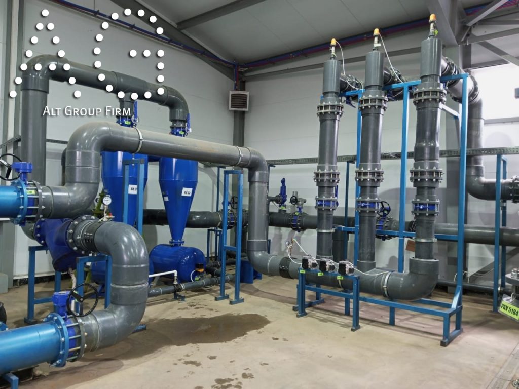 система обезжелезивания воды для поселка