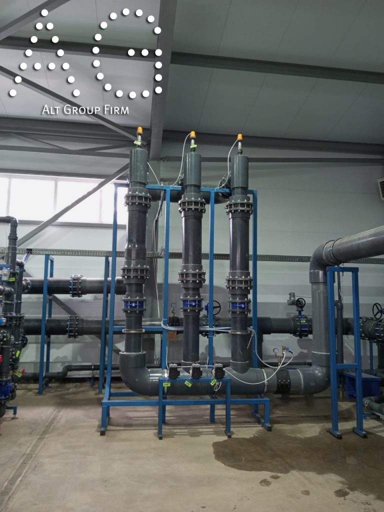 система обезжелезивания воды для поселка