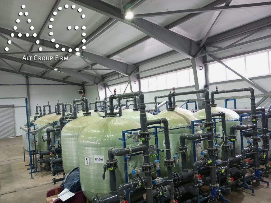 система обезжелезивания воды для поселка