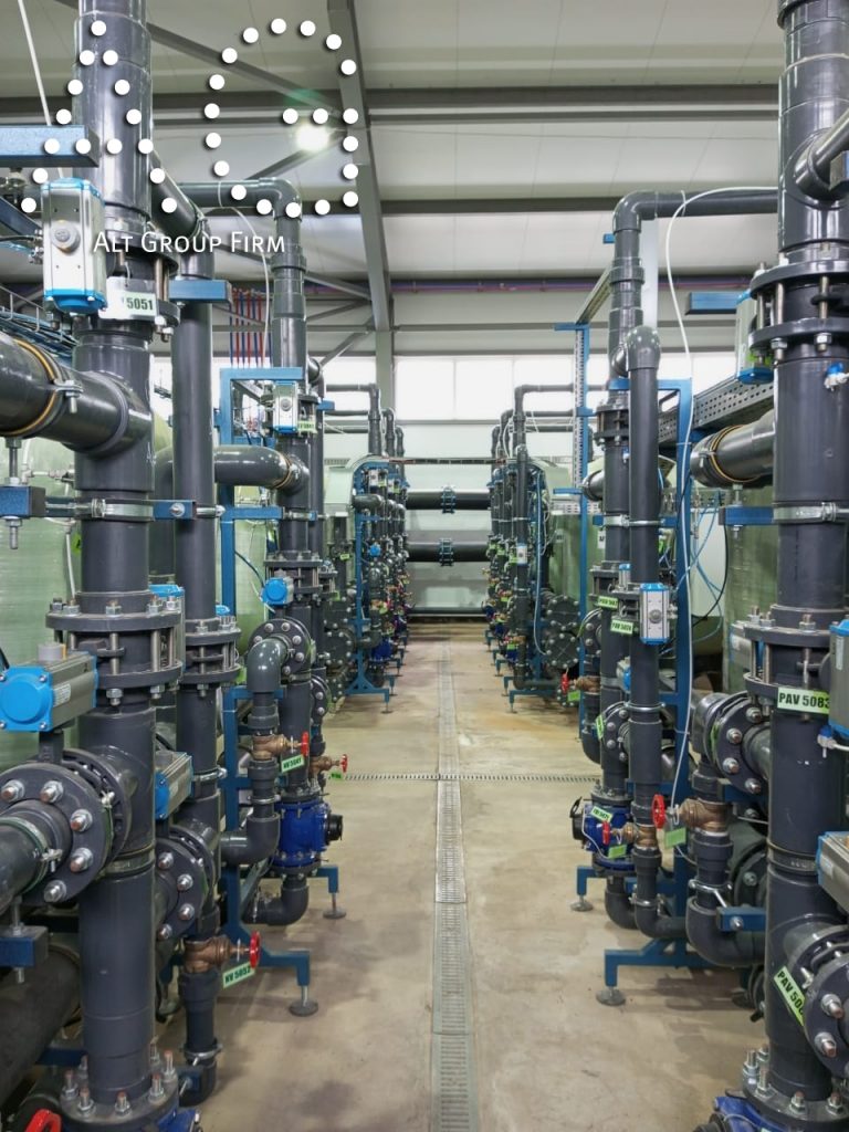 система обезжелезивания воды для поселка