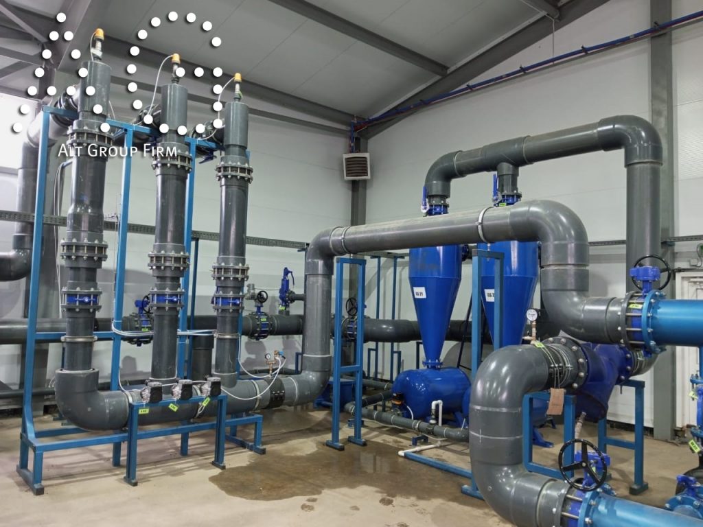 система обезжелезивания воды для поселка