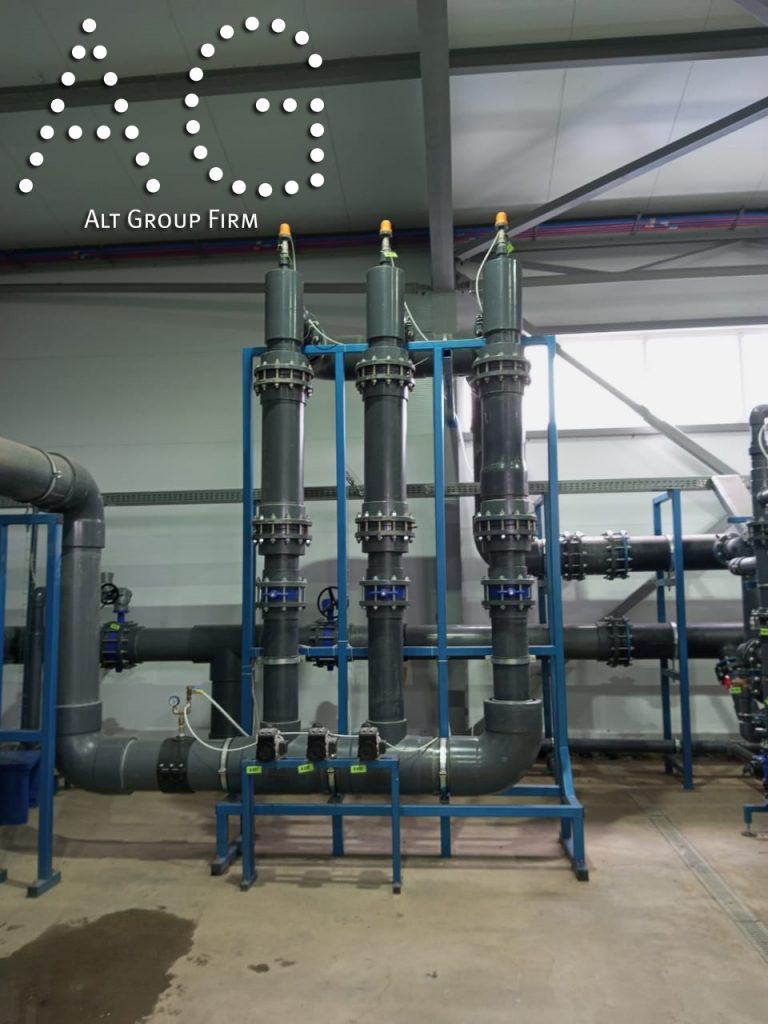 система обезжелезивания воды для поселка