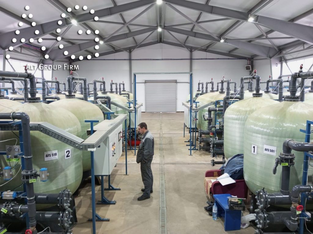 система обезжелезивания воды для поселка