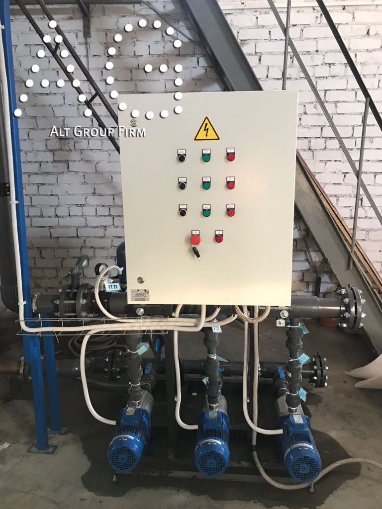 шкаф управления системой обратного осмоса