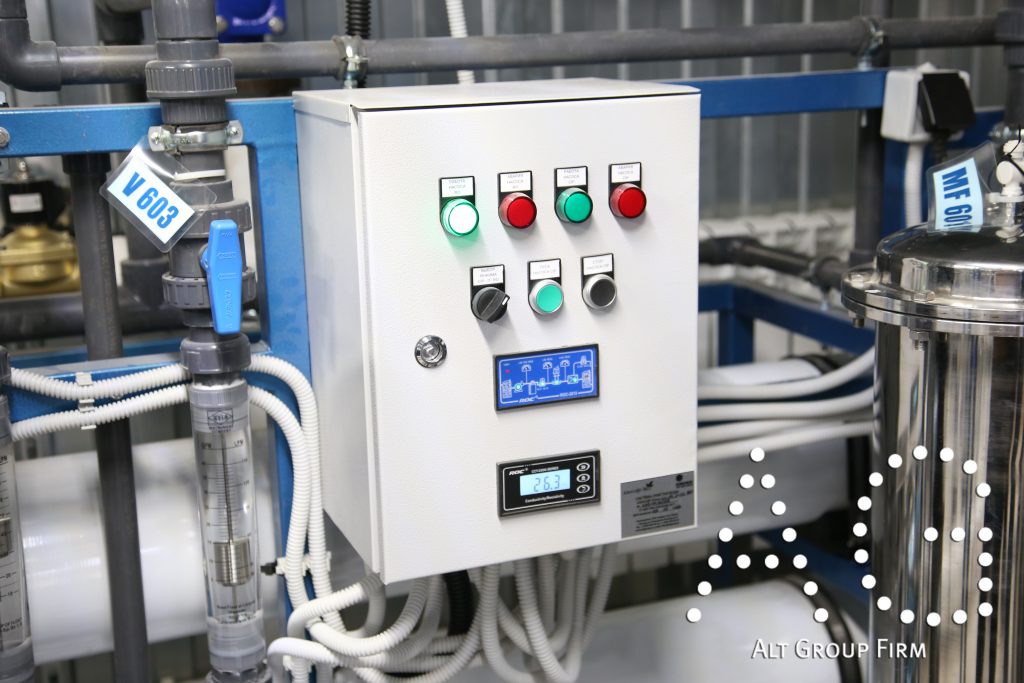 шкаф управления обратным осмосом