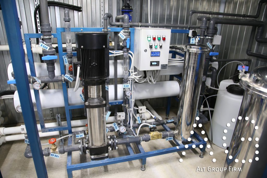 шкаф управления обратным осмосом