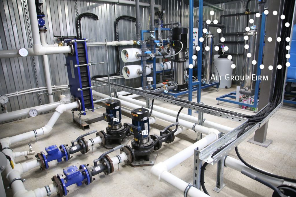 обратноосмотическая система 5 кубов