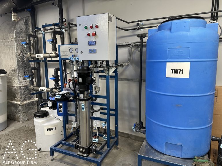 система обессоливания воды